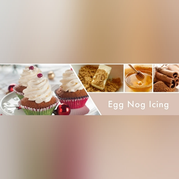 Goose Creek EGGNOG ICING Large 3-Wick Scented Candle, 14.5 oz - Picture 5 of 5